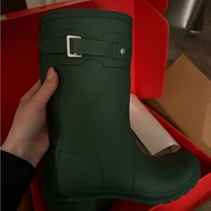 Hunter Green Women's Boots